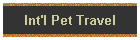 Int'l Pet Travel